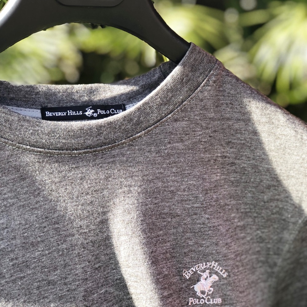 NWT; Retail $36  |  Grey Long Sleeve Polo